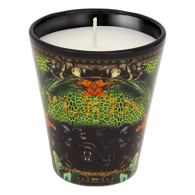 Свеча Philipp Plein Candle Jungle M Черный Мульти Свеча Philipp Plein Candle Jungle M Черный Мульти в Челябинске | Loft Concept