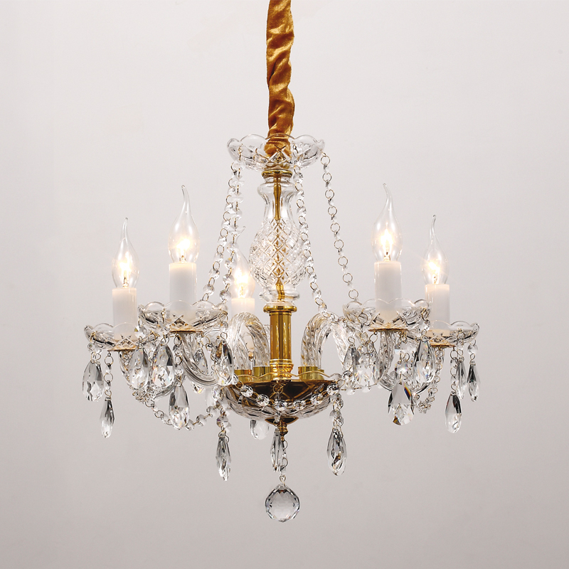 Люстра Megane Chandelier 50 Прозрачный Глянцевое золото Люстра Megane Chandelier 50 Прозрачный Глянцевое золото в Челябинске | Loft Concept