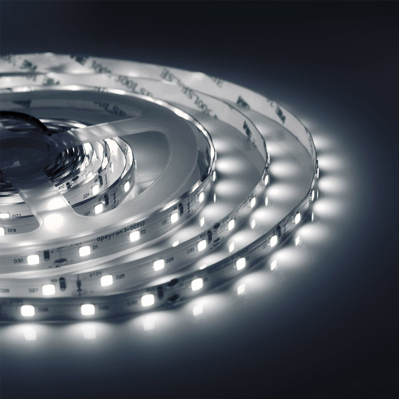 Светодиодная влагозащищенная лента 4,8W/m 60LED/m 3528SMD 5м холодный белый Белый Светодиодная влагозащищенная лента 4,8W/m 60LED/m 3528SMD 5м холодный белый Белый в Челябинске | Loft Concept