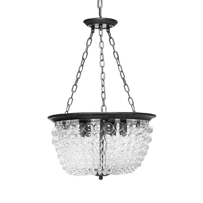 Люстра Bubble Blower Chandeliers Графит Прозрачный Люстра Bubble Blower Chandeliers Графит Прозрачный в Челябинске | Loft Concept
