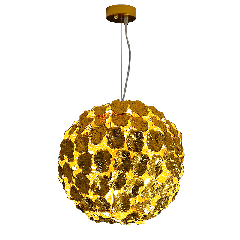 Люстра Bindweed Flower Ball Золотой Люстра Bindweed Flower Ball Золотой в Челябинске | Loft Concept