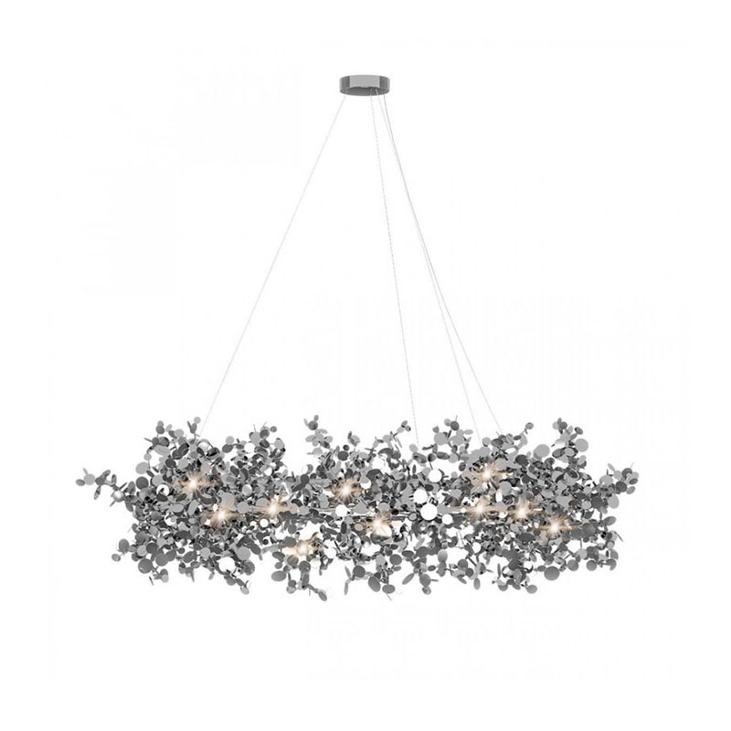 Люстра Terzani Argent Suspension Ring Silver Серебряный Люстра Terzani Argent Suspension Ring Silver Серебряный в Челябинске | Loft Concept