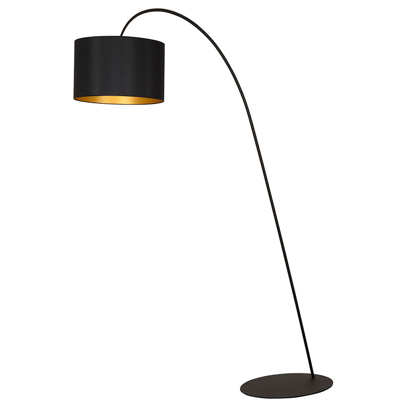 Торшер Fowler Black Черный Золотой Торшер Fowler Black Черный Золотой в Челябинске | Loft Concept