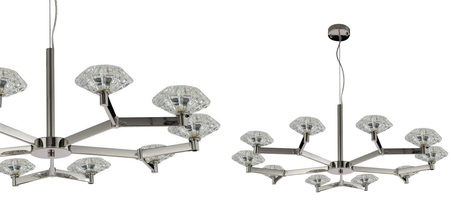 Люстра Yerker Chandelier Nickel 10 - фото