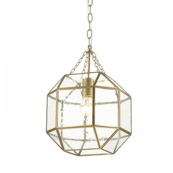 Подвесной светильник Glass & Metal Cage Pendant Gold Глянцевое золото Подвесной светильник Glass & Metal Cage Pendant Gold Глянцевое золото в Челябинске | Loft Concept