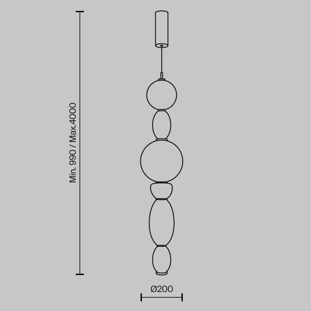 Подвесной светильник Adore LED 3000K 24Bт  в Челябинске