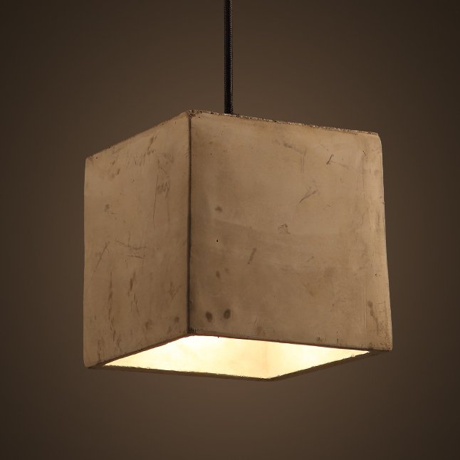 Подвесной светильник Art Concrete Cub Подвесной светильник Art Concrete Cub в Челябинске | Loft Concept