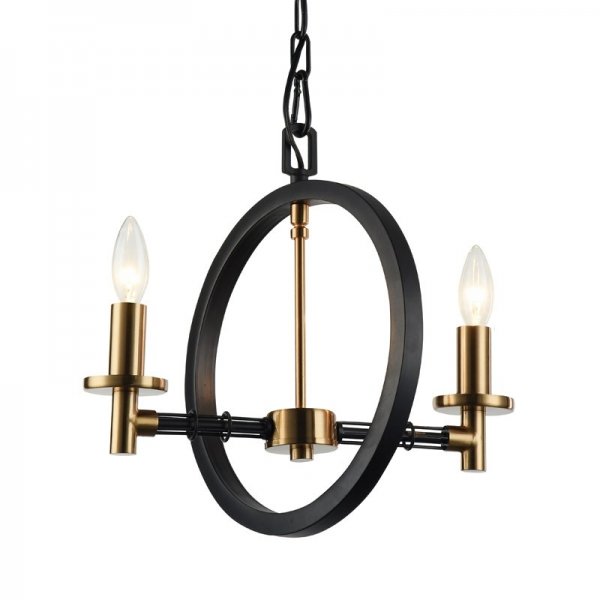 Люстра Refraktika Chandelier 2 Черный Латунь Люстра Refraktika Chandelier 2 Черный Латунь в Челябинске | Loft Concept