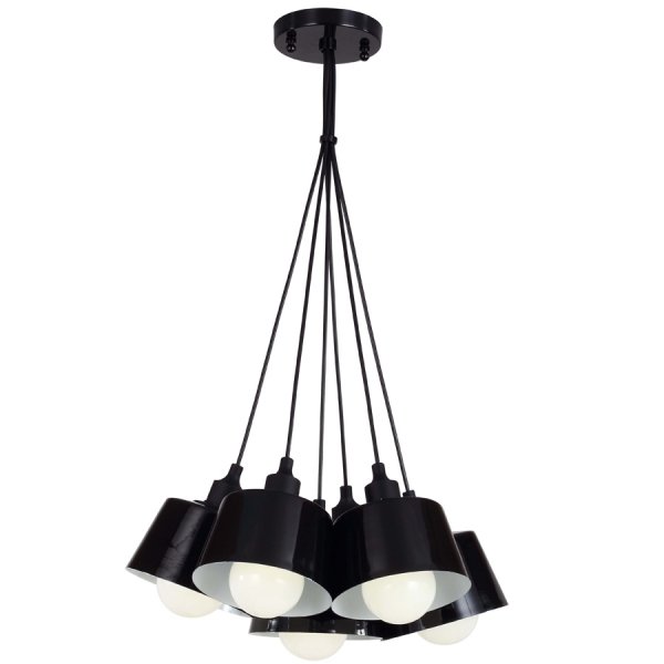 Люстра Compact Pendant Black Черный Люстра Compact Pendant Black Черный в Челябинске | Loft Concept