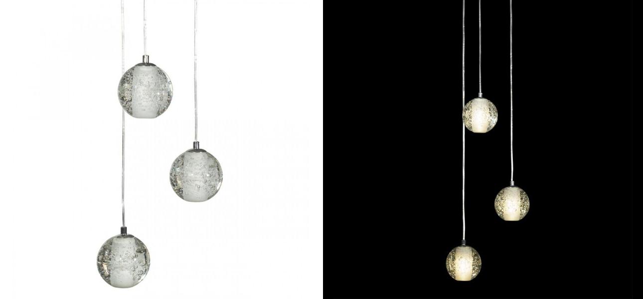 Каскадная Светодиодная Люстра Bocci 3 шара Led Crystal Glass - фото №1