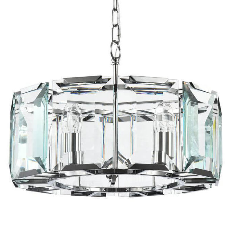 Люстра Lari Harlow Crystal Round Chandelier chrome 5 Хром Люстра Lari Harlow Crystal Round Chandelier chrome 5 Хром в Челябинске | Loft Concept