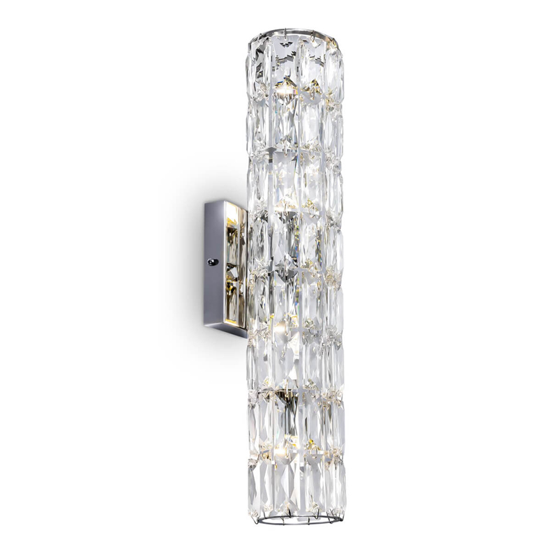 Бра Meg Cut Stone Base Прозрачный (Transparent) Хром Бра Meg Cut Stone Base Прозрачный (Transparent) Хром в Челябинске | Loft Concept