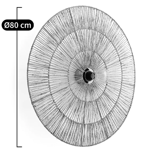 Круглый настенный светильник с декором из пеньковой веревки Alano Wall Lamp Круглый настенный светильник с декором из пеньковой веревки Alano Wall Lamp в Челябинске