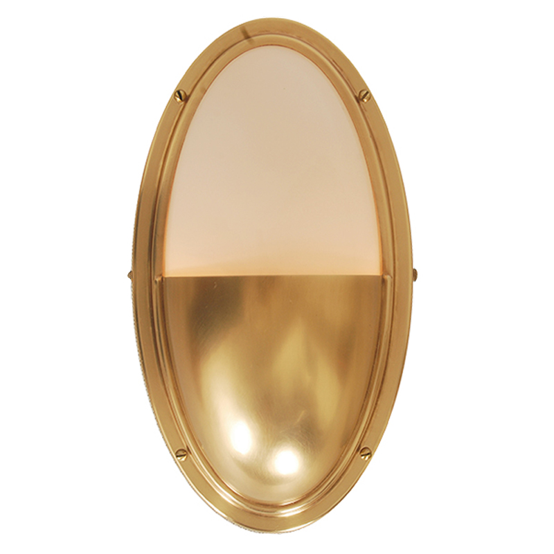 Бра Benita Loft Sconce gold Золотой Белое матовое стекло Бра Benita Loft Sconce gold Золотой Белое матовое стекло в Челябинске | Loft Concept