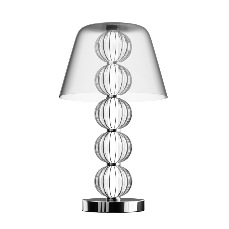 Настольная лампа со стеклянными шарами Balls Lamp Хром Настольная лампа со стеклянными шарами Balls Lamp Хром в Челябинске | Loft Concept