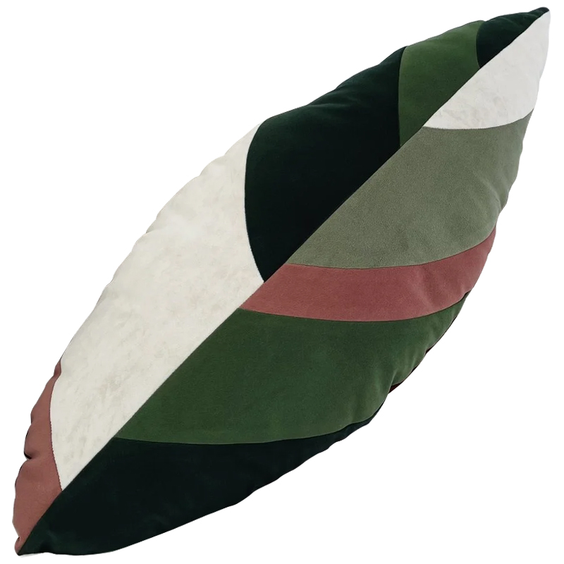 Декоративная подушка Botanical Cushion Stromanta Sanguinea Зеленый Белый Дымчатая Роза Декоративная подушка Botanical Cushion Stromanta Sanguinea Зеленый Белый Дымчатая Роза в Челябинске | Loft Concept