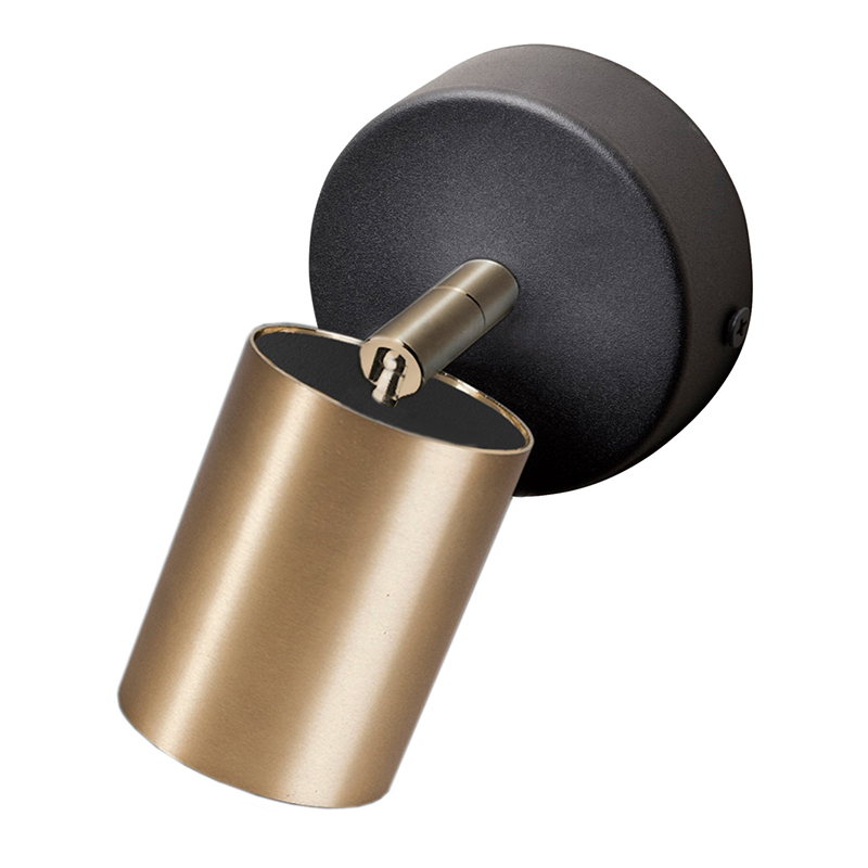 Бра Celis Spot Wall Lamp brass Латунь Черный Бра Celis Spot Wall Lamp brass Латунь Черный в Челябинске | Loft Concept