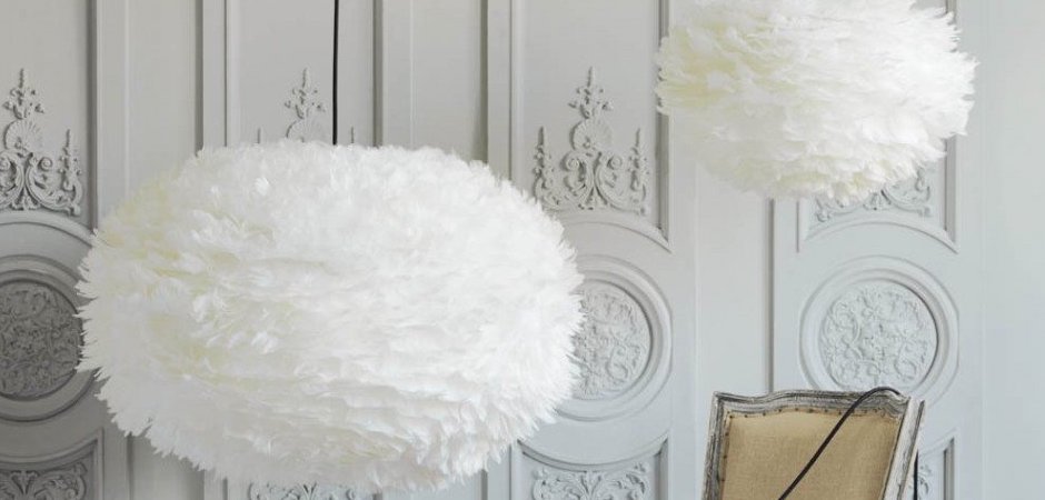 Люстра из перьев Plumage White Люстра из перьев Plumage White - Loft-Concept в Челябинске