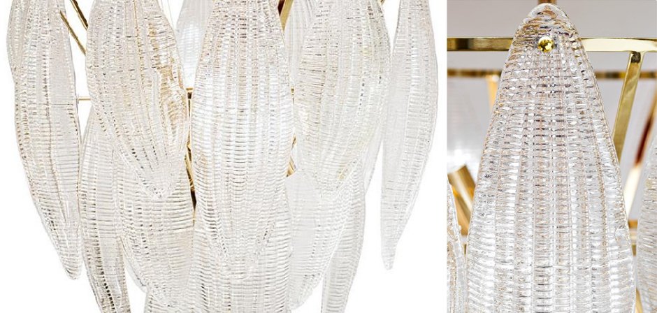 Textured glass Chandelier Textured glass Chandelier - Loft-Concept в Челябинске