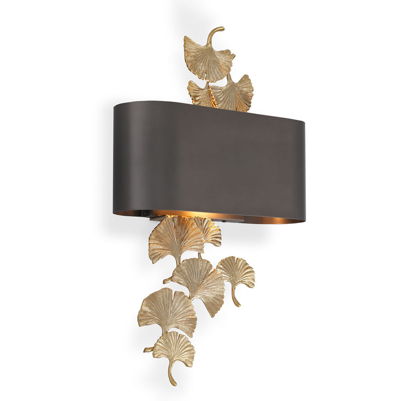Бра Eichholtz WALL LAMP REGINA Черный Золотой Бра Eichholtz WALL LAMP REGINA Черный Золотой в Челябинске | Loft Concept
