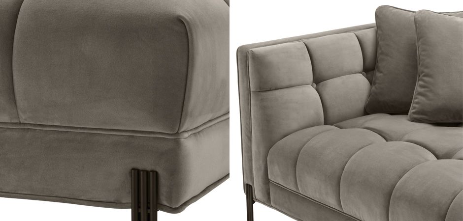 Кушетка Eichholtz Lounge Sofa Sienna Left greige Кушетка Eichholtz Lounge Sofa Sienna Left greige - Loft-Concept в Челябинске
