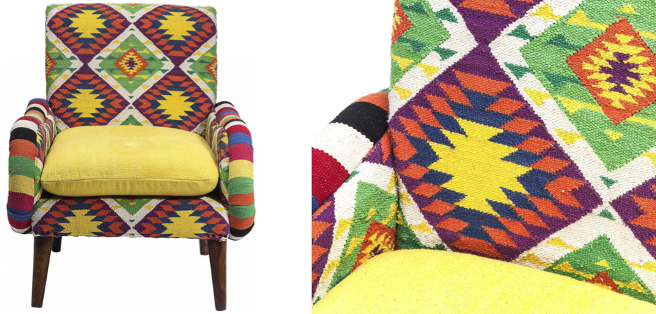 Кресло Ethnotica Kelim Chair Кресло Ethnotica Kelim Chair - Loft-Concept в Челябинске