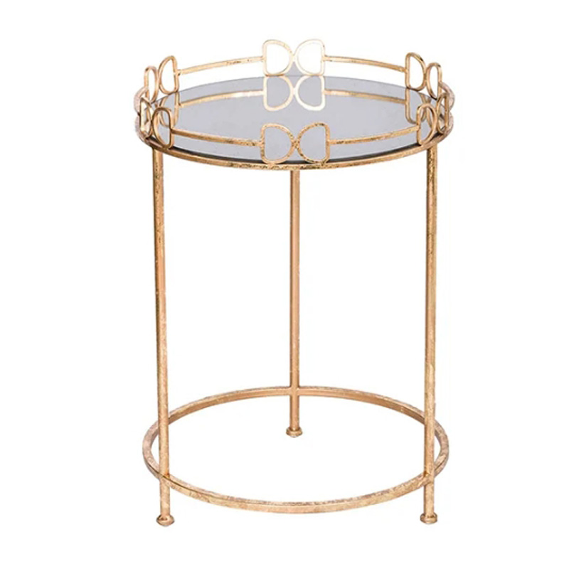 Приставной столик Round Table gold Золотой Приставной столик Round Table gold Золотой в Челябинске | Loft Concept