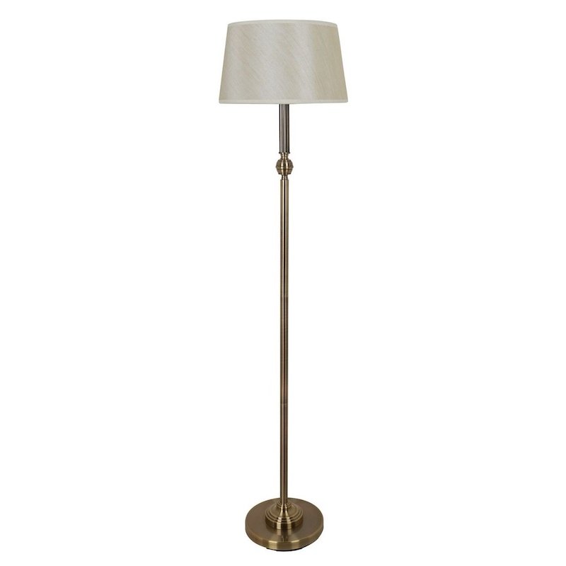 Торшер Brasso Floor lamp Латунь Бежевый Торшер Brasso Floor lamp Латунь Бежевый в Челябинске | Loft Concept