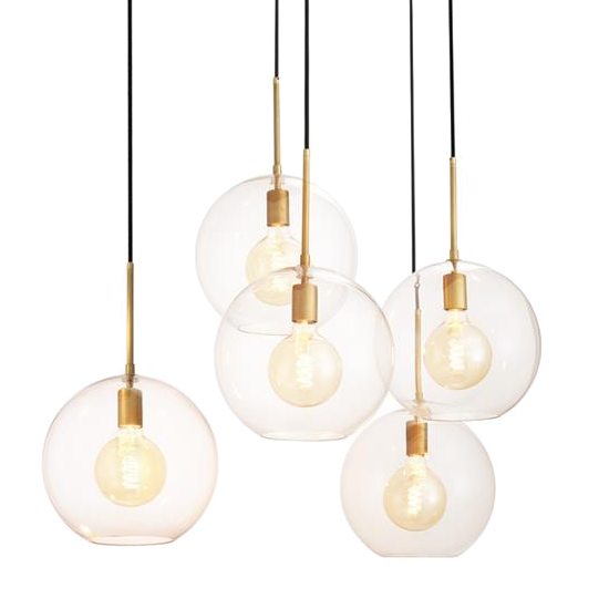 Люстра Chandelier Tango 5 light Латунь Античная полированная Темная бронза Прозрачное Стекло Люстра Chandelier Tango 5 light Латунь Античная полированная Темная бронза Прозрачное Стекло в Челябинске | Loft Concept