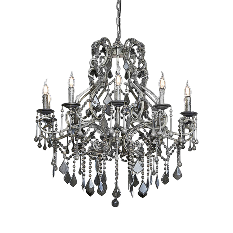 Люстра Breuillet Chandeliers Черный Бежево-серый Люстра Breuillet Chandeliers Черный Бежево-серый в Челябинске | Loft Concept
