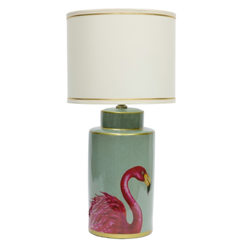 Настольная лампа Flamingo Table lamp Розовый Бирюзовый Белый Золотой Настольная лампа Flamingo Table lamp Розовый Бирюзовый Белый Золотой в Челябинске | Loft Concept