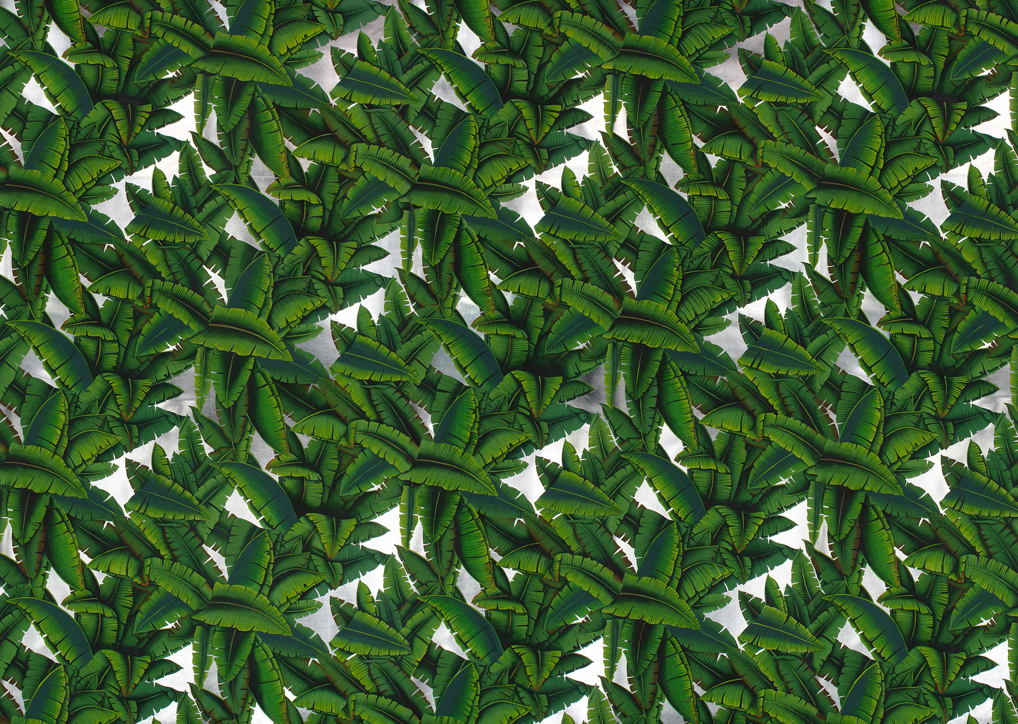 Обои ручная роспись Palms Gaugin on Ocean Silver gilded paper Обои ручная роспись Palms Gaugin on Ocean Silver gilded paper - постер Loft-Concept в Челябинске