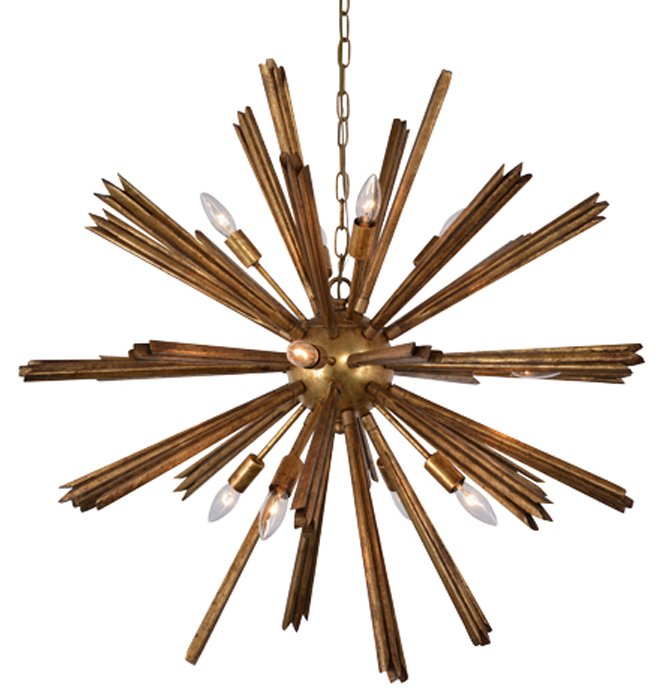 Подвесной светильник Gothic Star Chandelier Золотой Подвесной светильник Gothic Star Chandelier Золотой в Челябинске | Loft Concept