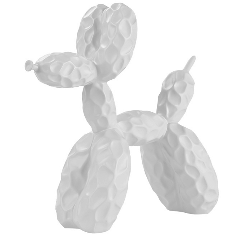 Статуэтка Jeff Koons Balloon Dog Crumpled White Белый Статуэтка Jeff Koons Balloon Dog Crumpled White Белый в Челябинске | Loft Concept