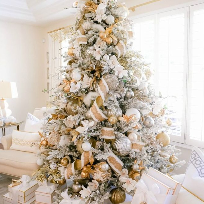 Дизайнерская Елка Премиум с Золотым Декором Christmas Tree Golden Tale Кремовый Белый Золотой Дизайнерская Елка Премиум с Золотым Декором Christmas Tree Golden Tale Кремовый Белый Золотой в Челябинске | Loft Concept