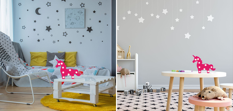 Детский ночник Розовый единорог Детский ночник Розовый единорог - Loft-Concept в Челябинске
