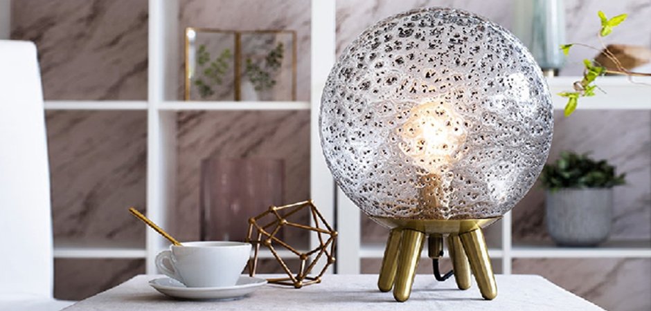 Лампа Retro Ball Table Lamp Лампа Retro Ball Table Lamp - Loft-Concept в Челябинске