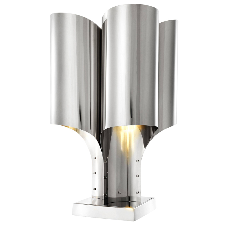Настольная лампа Eichholtz Table Lamp Spiaggia Никель Настольная лампа Eichholtz Table Lamp Spiaggia Никель в Челябинске | Loft Concept