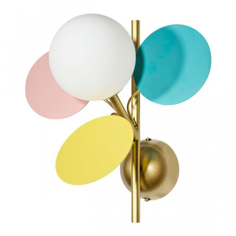 Бра MATISSE sconce One multicolor Мульти Золотой Белый Бра MATISSE sconce One multicolor Мульти Золотой Белый в Челябинске | Loft Concept