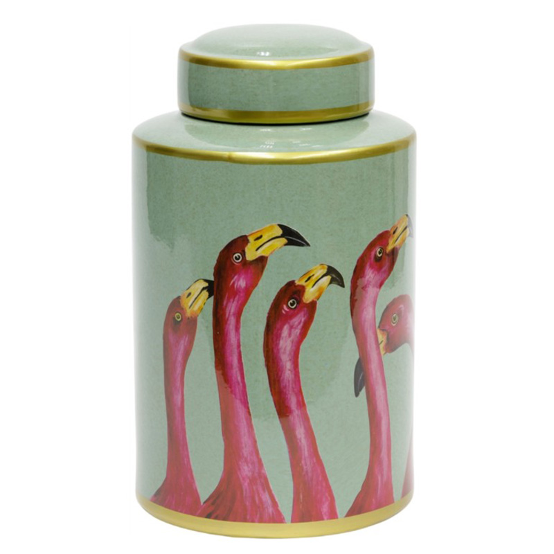 Ваза Flamingo Vase Розовый Бирюзовый Золотой Ваза Flamingo Vase Розовый Бирюзовый Золотой в Челябинске | Loft Concept