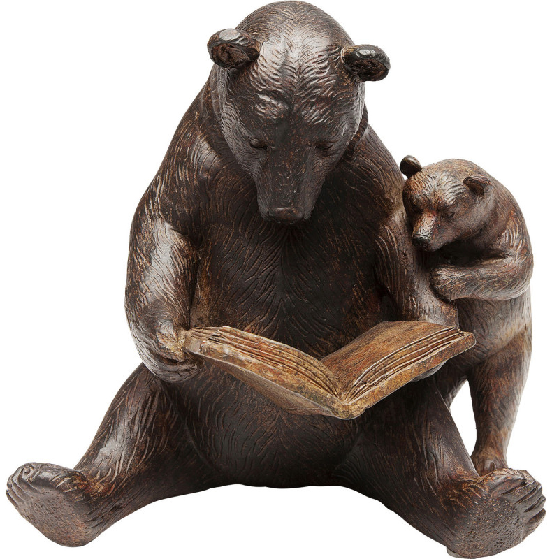 Статуэтка Reading Bears Коричневый Статуэтка Reading Bears Коричневый в Челябинске | Loft Concept