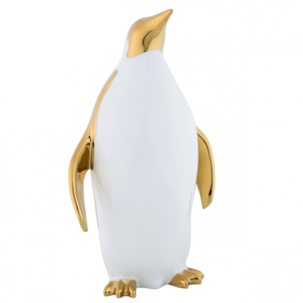 Декор Penguin Big Белый Золотой Декор Penguin Big Белый Золотой в Челябинске | Loft Concept