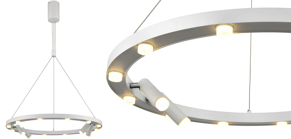 Люстра Rigor & Conciseness Lighting White Disk Люстра Rigor & Conciseness Lighting White Disk - Loft-Concept в Челябинске