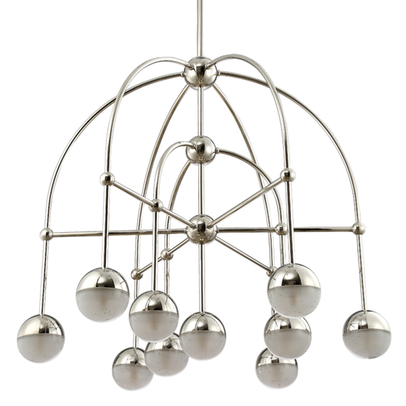 Люстра Heidy Chrome Chandelier 10 Хром Люстра Heidy Chrome Chandelier 10 Хром в Челябинске | Loft Concept