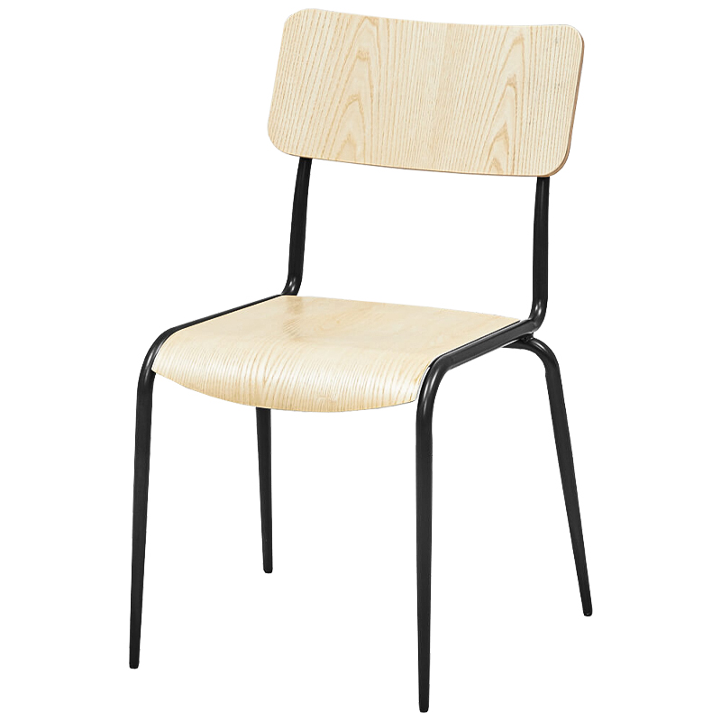 Стул Joshua Loft Stool light Древесина Черный Стул Joshua Loft Stool light Древесина Черный в Челябинске | Loft Concept