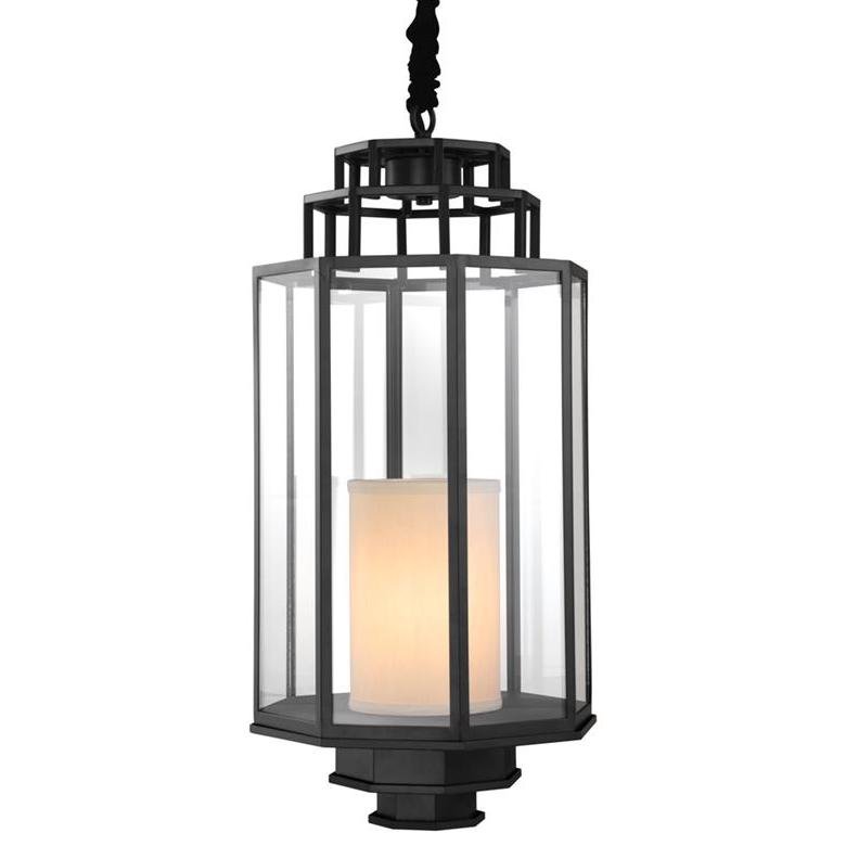 Люстра Lantern Monticello M Черный Прозрачное Стекло Кремовый Люстра Lantern Monticello M Черный Прозрачное Стекло Кремовый в Челябинске | Loft Concept