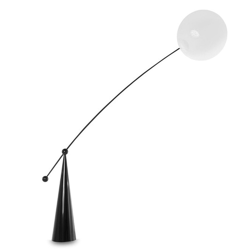Торшер Opal LED Surface Floor Light Черный Белый Торшер Opal LED Surface Floor Light Черный Белый в Челябинске | Loft Concept