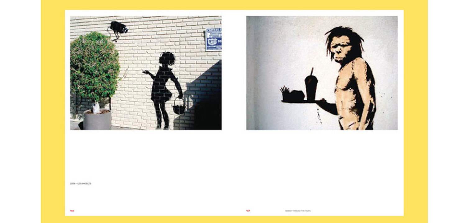 Книга Бэнкси The Art of Banksy  A Visual Protest - фото №3