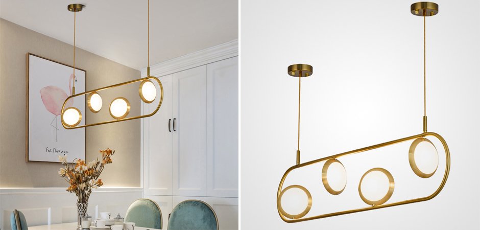 Люстра HOOP LED LONG Люстра HOOP LED LONG - Loft-Concept в Челябинске