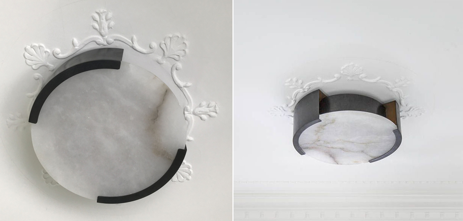 Потолочный светильник Melange Flush Mount Lamp black Потолочный светильник Melange Flush Mount Lamp black - Loft-Concept в Челябинске